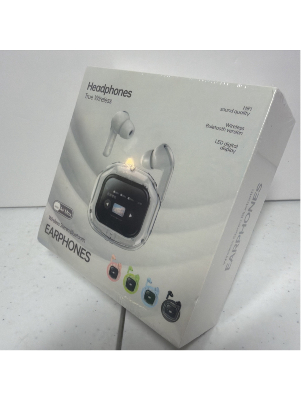 Airmax Bluetooth 5.4 Wireless Earbuds TWS with Touchscreen, TikTok Control